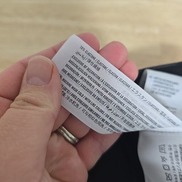 Abercrombie & Fitch The 90s Straight Ultra High Rise Vegan Leather Pants Size 26 - Picture 5 of 13